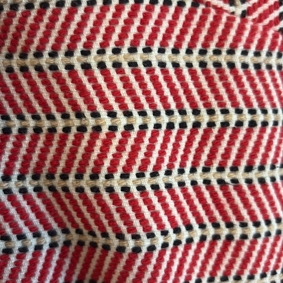 J. Crew Tweed Belted Dress/ Red, Black, Beige/ Size 0 - Picture 9 of 9